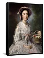 Lucy Ebberton, C.1745-50-George Knapton-Framed Stretched Canvas