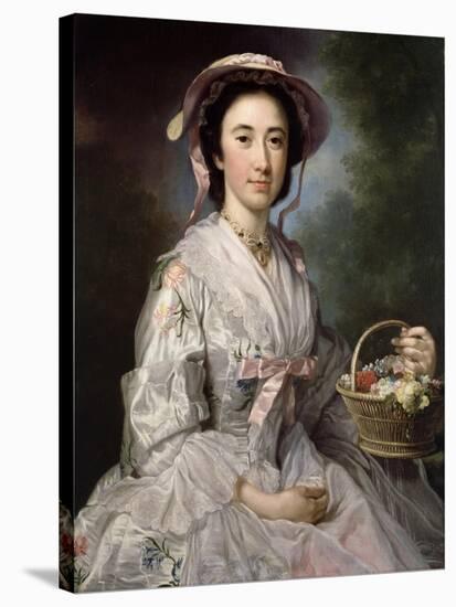 Lucy Ebberton, C.1745-50-George Knapton-Stretched Canvas
