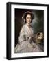 Lucy Ebberton, C.1745-50-George Knapton-Framed Giclee Print