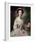 Lucy Ebberton, C.1745-50-George Knapton-Framed Giclee Print