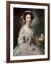 Lucy Ebberton, C.1745-50-George Knapton-Framed Giclee Print