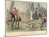 Lucy Glitters Showing the Way, 1865-John Leech-Mounted Giclee Print