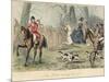 Lucy Glitters Showing the Way, 1865-John Leech-Mounted Giclee Print