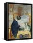 Lucy Hessel Reading, 1913-Édouard Vuillard-Framed Stretched Canvas