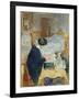 Lucy Hessel Reading, 1913-Édouard Vuillard-Framed Giclee Print