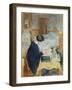 Lucy Hessel Reading (Lucy Hessel Lisan), 1913-Édouard Vuillard-Framed Giclee Print