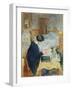 Lucy Hessel Reading (Lucy Hessel Lisan), 1913-Édouard Vuillard-Framed Giclee Print