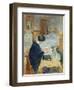 Lucy Hessel Reading (Lucy Hessel Lisan), 1913-Édouard Vuillard-Framed Giclee Print