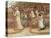 Lucy Locket Lost Her Pocket-Kate Greenaway-Stretched Canvas