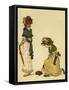 Lucy Locket lost her-Kate Greenaway-Framed Stretched Canvas