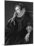 Lucy Russell (Nee Haringto), Countess of Bedford (1581-162), 1824-W Freeman-Mounted Giclee Print