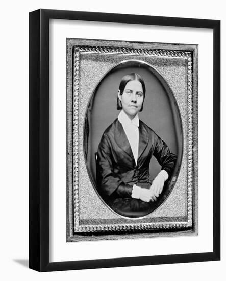 Lucy Stone, American Abolitionist-Science Source-Framed Giclee Print