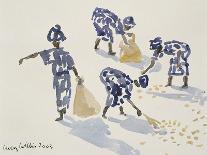 Clearing Leaves, Senegal, 2003-Lucy Willis-Giclee Print