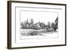 Luddington Village and New Church, Warwickshire, 1885-Edward Hull-Framed Giclee Print