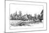 Luddington Village and New Church, Warwickshire, 1885-Edward Hull-Mounted Giclee Print
