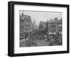 Ludgate Circus and Ludgate Hill, City of London, c1910 (1911)-Photochrom Co Ltd of London-Framed Photographic Print