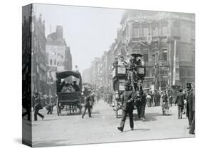 Ludgate Circus, London, prepared for Queen Victoria's Diamond Jubilee, 1897-Paul Martin-Stretched Canvas