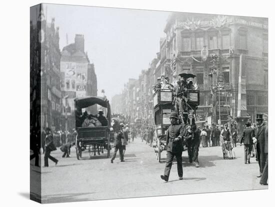Ludgate Circus, London, prepared for Queen Victoria's Diamond Jubilee, 1897-Paul Martin-Stretched Canvas
