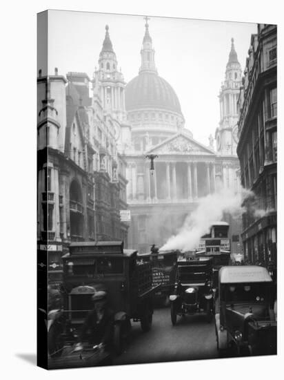 Ludgate Hill 1930S-null-Stretched Canvas