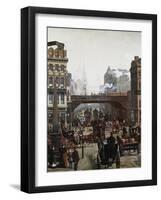 Ludgate Hill, London, England-Wilhelm Trubner-Framed Giclee Print