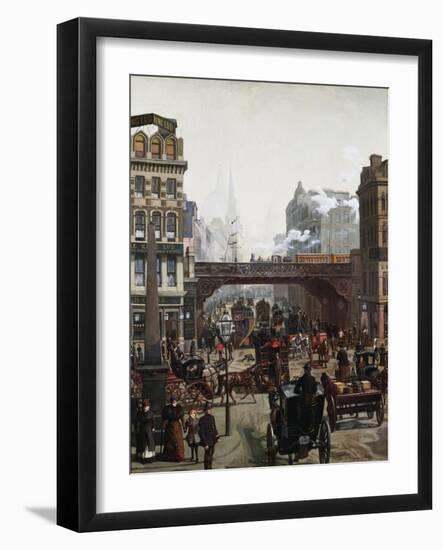 Ludgate Hill, London, England-Wilhelm Trubner-Framed Giclee Print