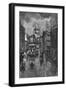 Ludgate Hill-Joseph Pennell-Framed Art Print