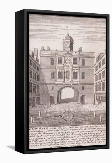 Ludgate, London, C1750-null-Framed Stretched Canvas