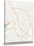 Ludhiana, India Map-null-Stretched Canvas