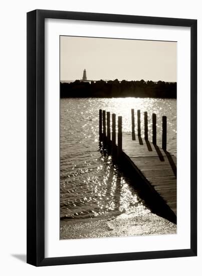 Ludington Lighthouse IR_Vertical-Monte Nagler-Framed Photographic Print