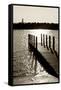 Ludington Lighthouse IR_Vertical-Monte Nagler-Framed Stretched Canvas