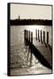 Ludington Lighthouse IR_Vertical-Monte Nagler-Framed Stretched Canvas