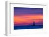 Ludington North Pierhead Lighthouse at Sunset on Lake Michigan, Mason County, Ludington, Michigan-Richard and Susan Day-Framed Photographic Print