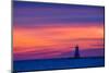 Ludington North Pierhead Lighthouse at Sunset on Lake Michigan, Mason County, Ludington, Michigan-Richard and Susan Day-Mounted Photographic Print