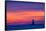 Ludington North Pierhead Lighthouse at Sunset on Lake Michigan, Mason County, Ludington, Michigan-Richard and Susan Day-Framed Stretched Canvas