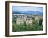 Ludlow Castle from Whitecliff, Shropshire, England, United Kingdom-David Hunter-Framed Photographic Print