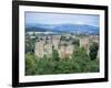 Ludlow Castle from Whitecliff, Shropshire, England, United Kingdom-David Hunter-Framed Photographic Print