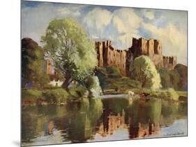 Ludlow Castle, Shropshire, 1924-1926-Louis Burleigh Bruhl-Mounted Giclee Print