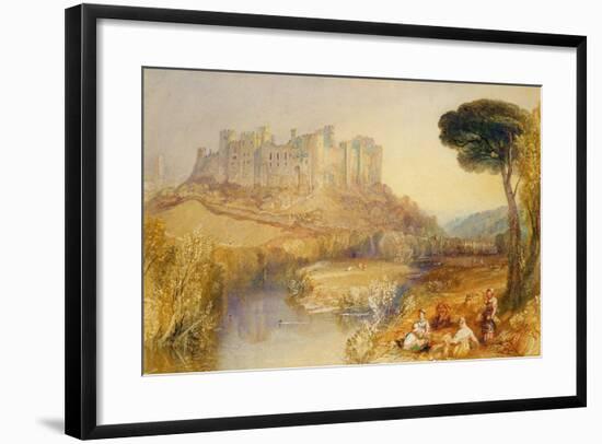 Ludlow Castle-J. M. W. Turner-Framed Giclee Print