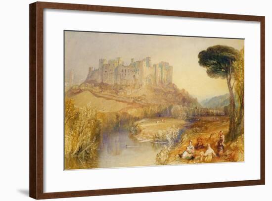 Ludlow Castle-J. M. W. Turner-Framed Giclee Print