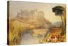 Ludlow Castle-J. M. W. Turner-Stretched Canvas