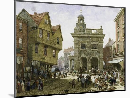 Ludlow Market-Louise J. Rayner-Mounted Premium Giclee Print