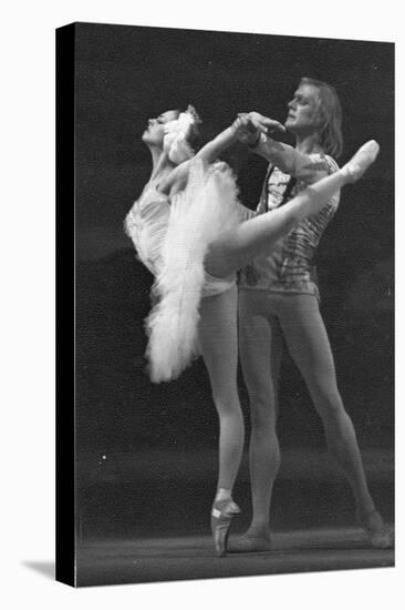 Ludmila Semenyaka and Alexander Godunov in the Ballet Swan Lake, 1970S-null-Stretched Canvas