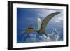 Ludodactylus Sibbicki, a Pterosaur from the Lower Cretaceous Period-null-Framed Art Print