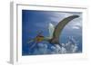 Ludodactylus Sibbicki, a Pterosaur from the Lower Cretaceous Period-null-Framed Art Print