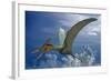 Ludodactylus Sibbicki, a Pterosaur from the Lower Cretaceous Period-null-Framed Art Print
