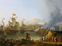 Dutch Men-Of-War Entering a Mediterranean Port, 1681-Ludolf Bakhuizen-Giclee Print