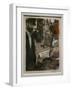 Ludovic Halevy finds Madame Cardinal in a dressing room-Edgar Degas-Framed Giclee Print