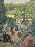 Le Parc De Monsouris, View Towards the Bandstand-Ludovic Vallee-Laminated Giclee Print