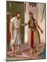 Ludovico de Varthema and the Sultana of Aden-Tancredi Scarpelli-Mounted Giclee Print