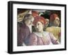 Ludovico Gonzaga and Counselor Marsilio Andreasi, Detail from Court Wall, 1465-1474-Andrea Mantegna-Framed Giclee Print